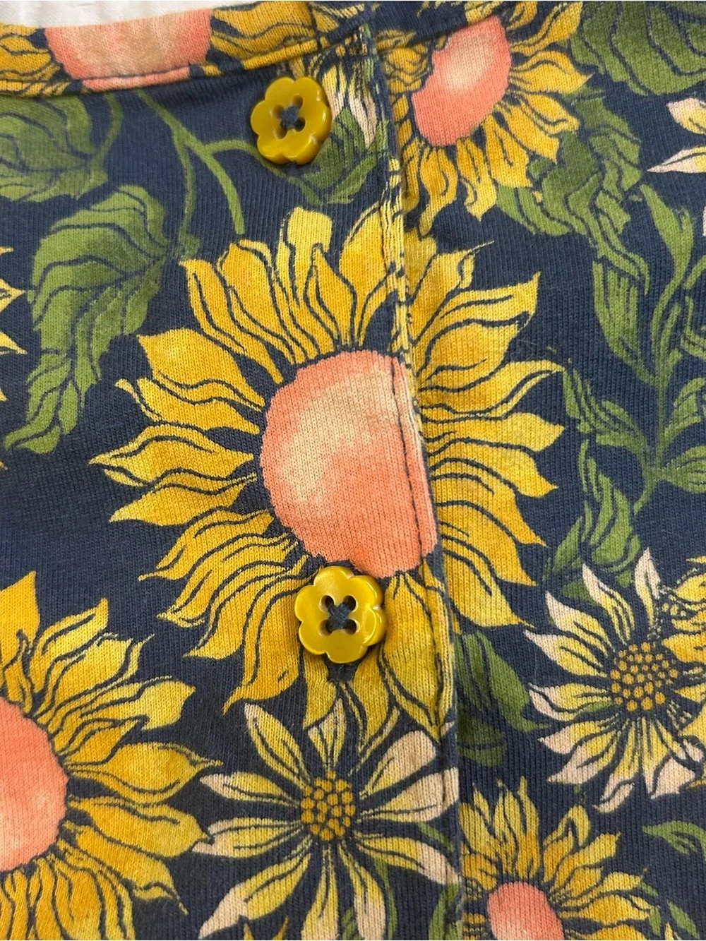 Tommy Bahama Sunflower Dress Toddler Girls 3T Cotton Floral Tiered Dress